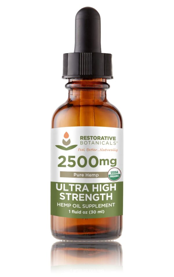 Frascos Restorative Botanicals Hemp Oil