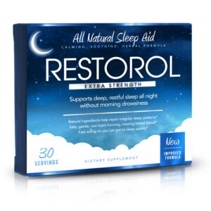 Restorol suplemento natural para dormir 30 cápsulas