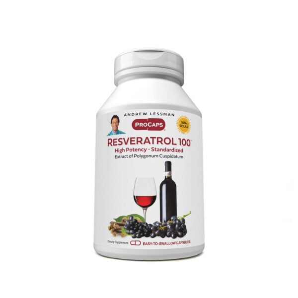 Resveratrol 100 mg frasco