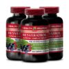 Frasco frontal de Resveratrol Supreme Complex