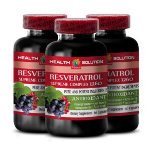 Version 1.0.0 Frasco frontal de Resveratrol Supreme Complex