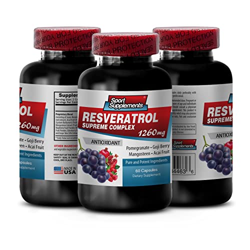 Etiqueta del producto Resveratrol Supreme
