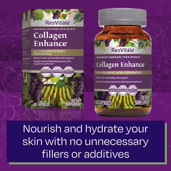 Frasco y caja de ResVitale Collagen Enhance