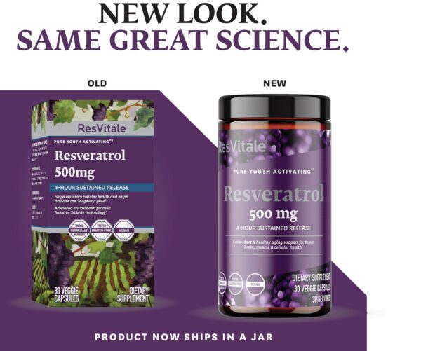 Etiqueta Resveratrol ResVitale