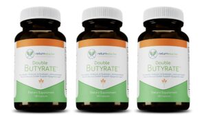 Version 1.0.0 Return Healthy Double Butyrate suplemento salud intestinal 120 cápsulas