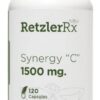 RetzlerRx Synergy C 1500 mg botella cápsulas vitamina C avanzada