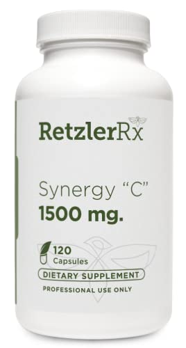 RetzlerRx Synergy C 1500 mg botella cápsulas vitamina C avanzada