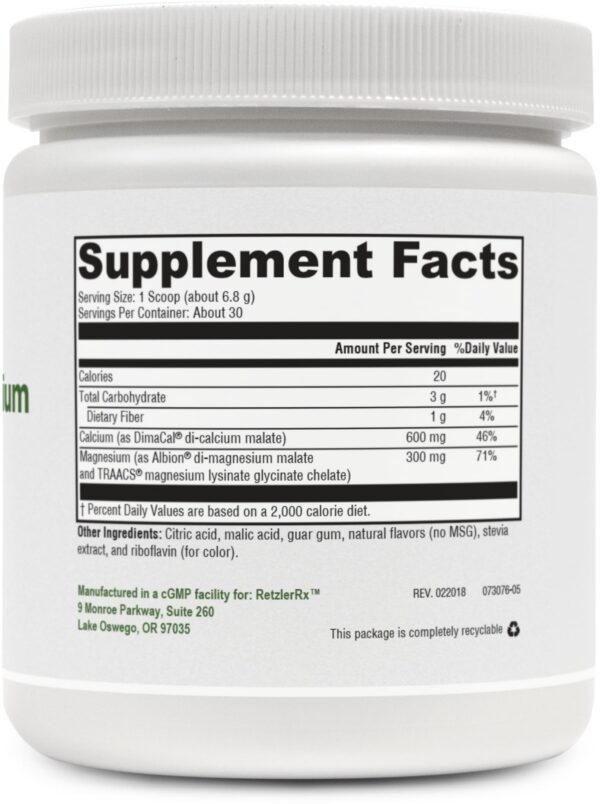 Etiqueta Albion patent minerals en el envase