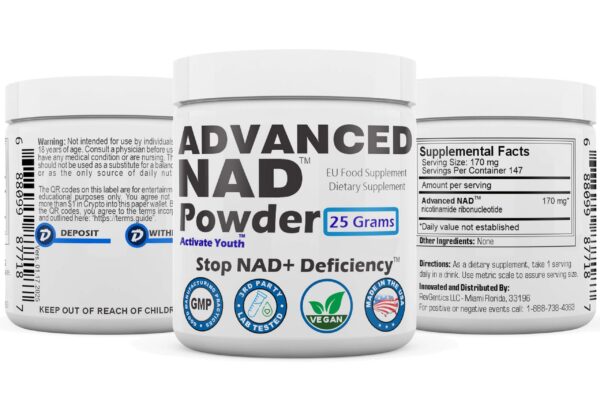 REVGENETICS suplemento dietético vitamina B3 polvo