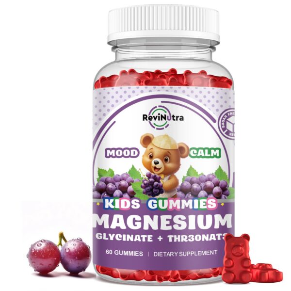 Gomitas de magnesio ReviNutra sabor uva