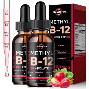Version 1.0.0 Botella de gotas líquidas de B12 ReviNutra