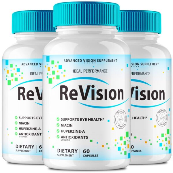 Frente del envase Revision Eye Suplemento Ocular Vision 2.0