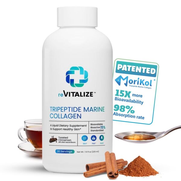 Frente de Revitalize Colágeno líquido canela