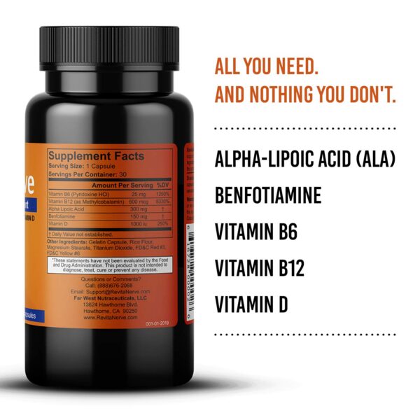 Version 1.0.0 Frasco RevitaNerve 30 cápsulas