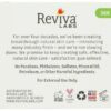Primer plano de etiqueta de la crema Reviva Labs