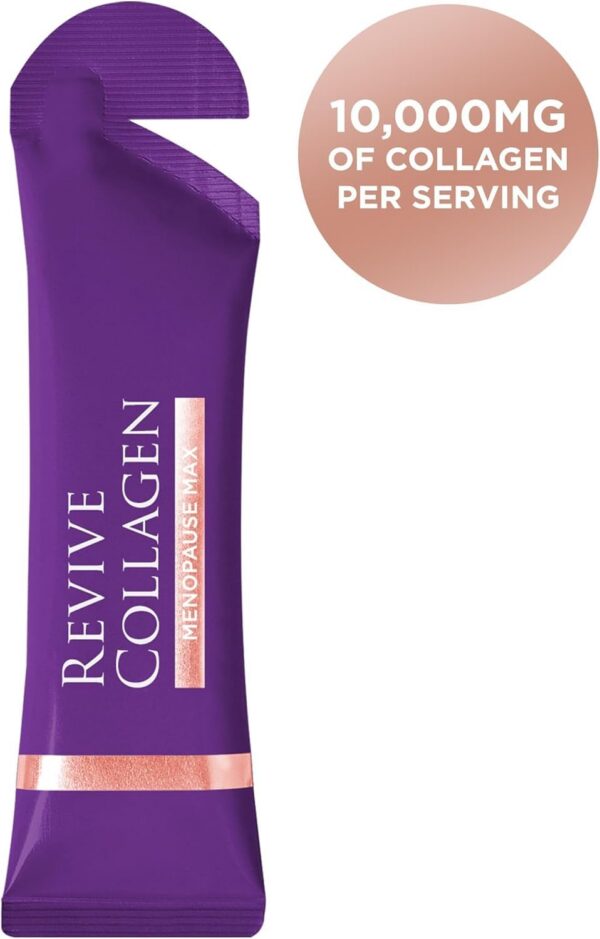 Frasco de bebida de colágeno para menopausia