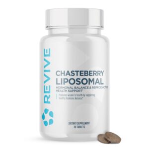 Revive MD Chasteberry suplemento femenino 30 tabletas liposomal