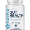 Frasco frontal de Revive MD Gut Health en cápsulas