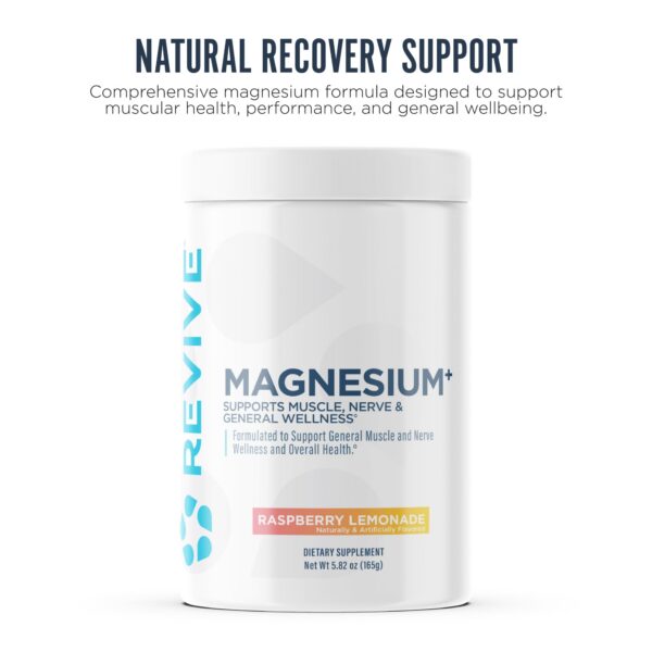 Etiqueta Revive MD Magnesio en polvo