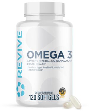 REVIVE MD Omega-3 etiqueta frontal