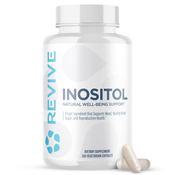 Revive MD suplemento inositol 360 cápsulas veganas