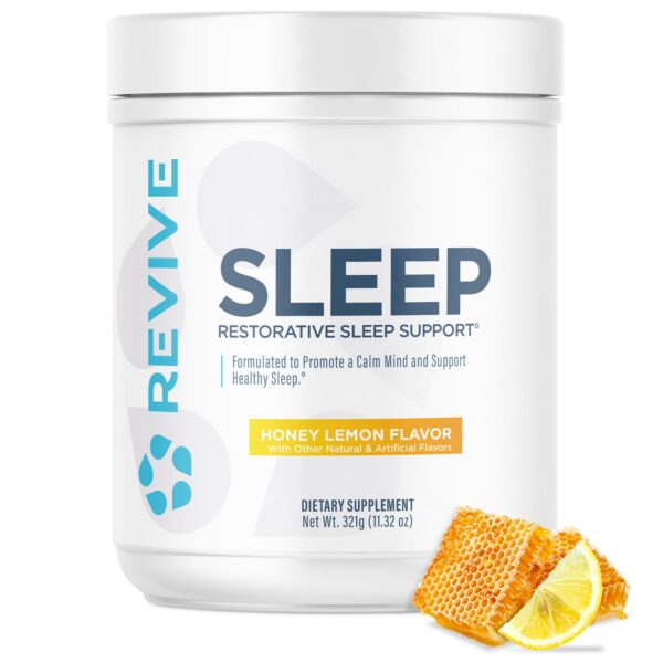 Revive MD suplemento sueño sabor miel y limón