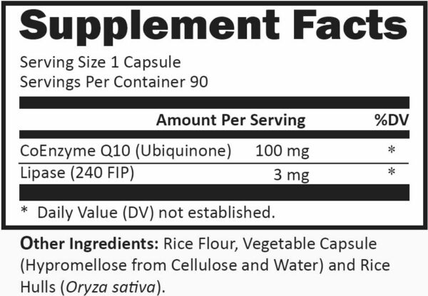 Version 1.0.0 Etiqueta R-Garden CoQ-10 Fórmula 100 mg