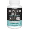 Rhamoph liposomal NAD+ frasco y etiqueta
