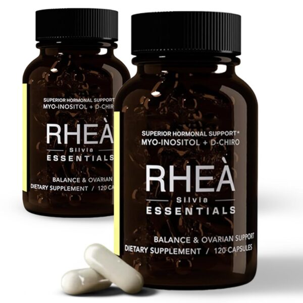 Frontal de la botella RHEASILVIA Mio-Inositol 40:1