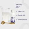 Rho Nutrition detalle etiqueta suplemento NAD+ líquido
