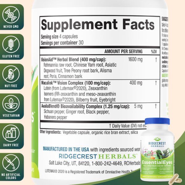 Cápsulas veganas en empaque