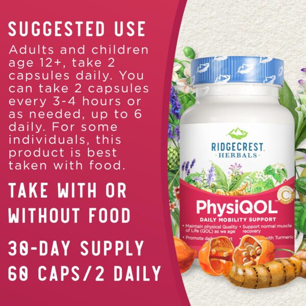 Version 1.0.0 Detalle ingredientes naturales Ridgecrest Herbals PhysiQOL