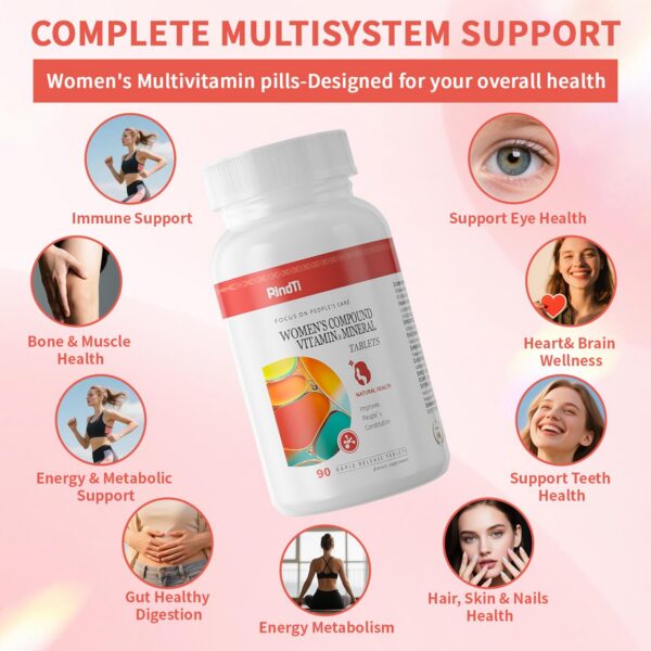 Etiqueta del multivitamínico 50+