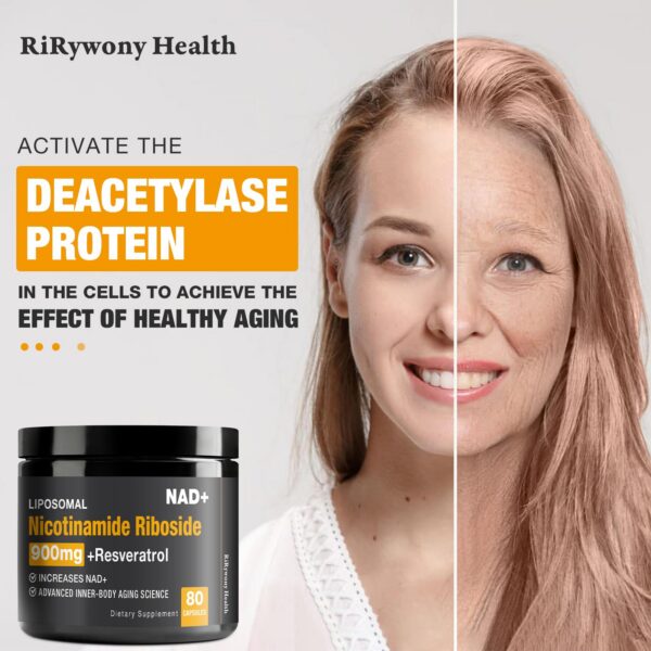 Cápsulas de NAD+ NR Resveratrol