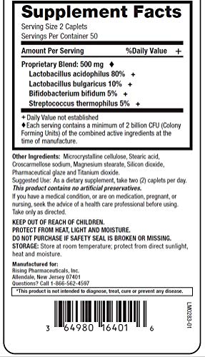 Risa-Bid caplets para mejorar flora bacteriana tracto gastrointestinal