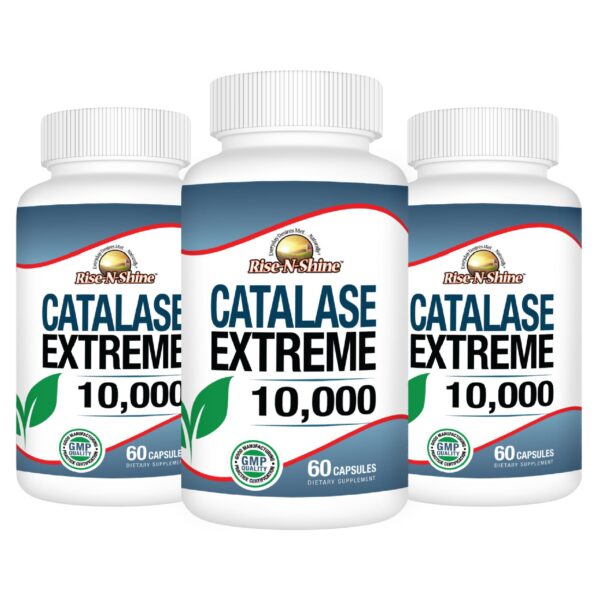 Rise-N-Shine Catalase Extreme suplemento para cabello fuerte y saludable