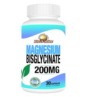 Frasco Rise-N-Shine Magnesio Bisglicinato 200 mg