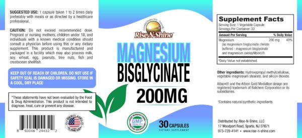 Detalle de cápsulas Rise-N-Shine