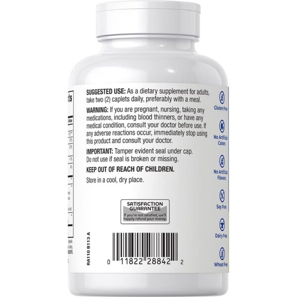 Detalles de etiqueta Rite Aid glucosamina condroitina MSM