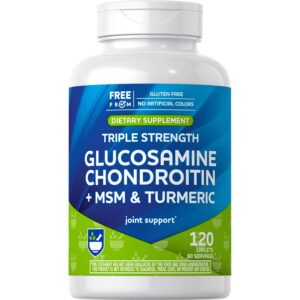 Frente de envase Rite Aid glucosamina condroitina MSM