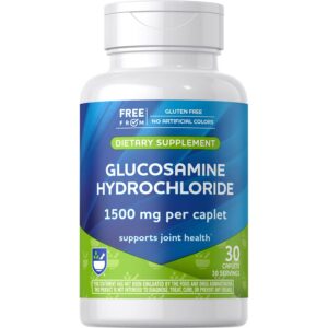 Rite Aid Glucosamina hidrocloruro frasco y etiqueta