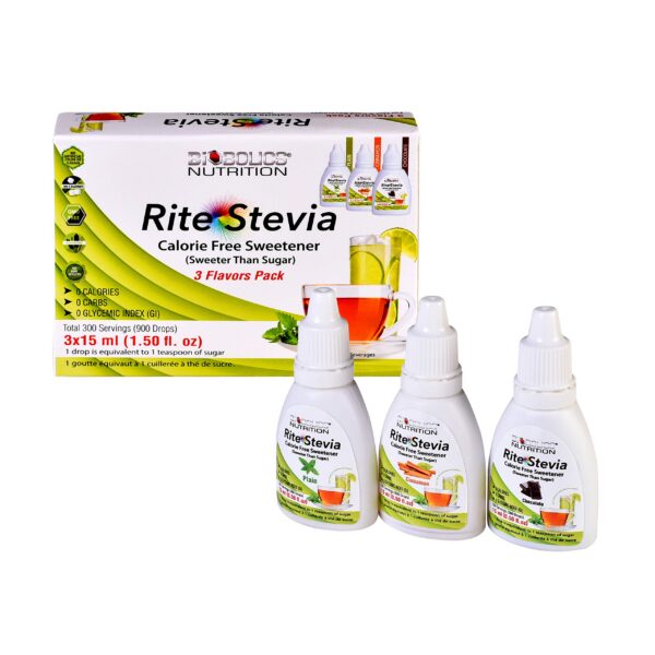 Rite stevia gotas líquidas sabor chocolate botella 15ml