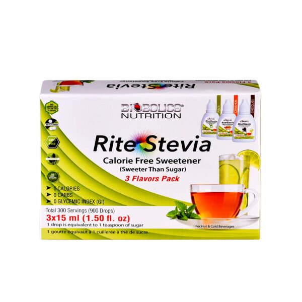 Rite stevia gotas líquidas sabor natural botella 15ml