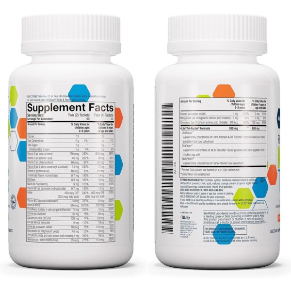 Close-up of vitamins in box