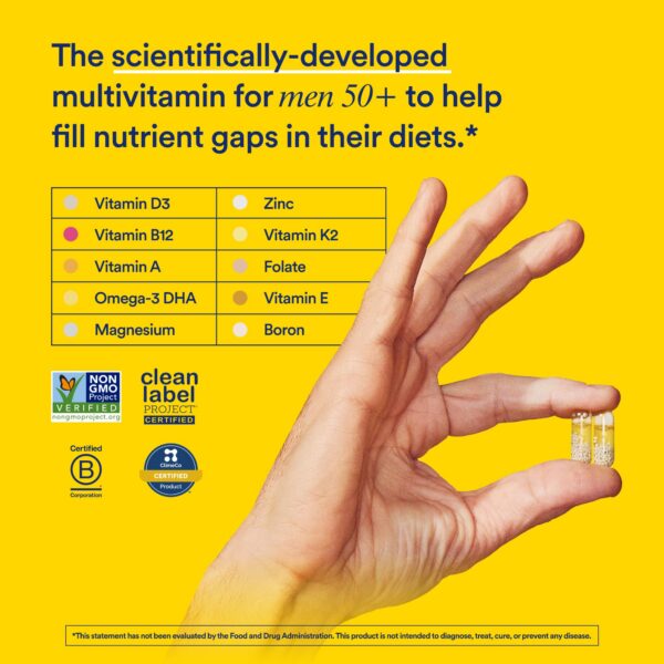 Etiqueta con ingredientes clave Ritual 50+