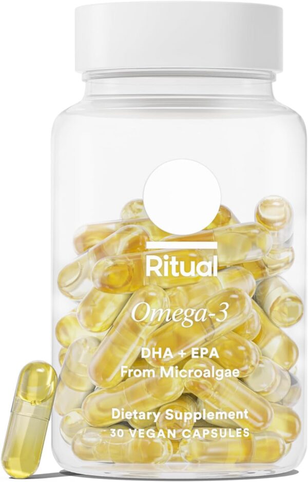 Ritual Omega-3 frasco y etiqueta