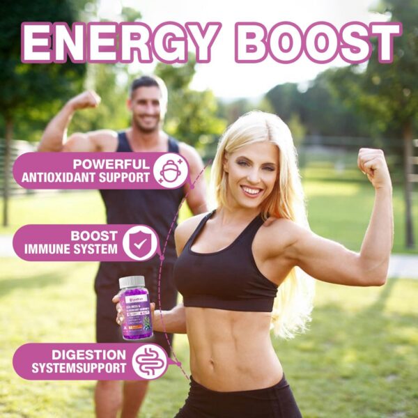 Version 1.0.0 Gomitas sabor arándano de Sea Moss Elderberry