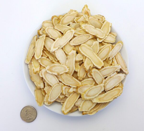 Rodajas de ginseng americano para té y smoothies saludables