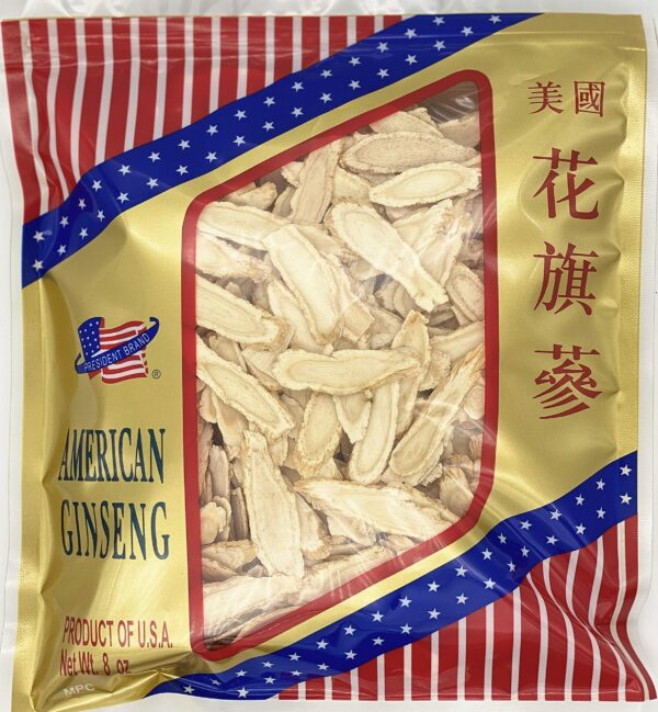 Rodajas medianas ginseng americano cultivado President Brand