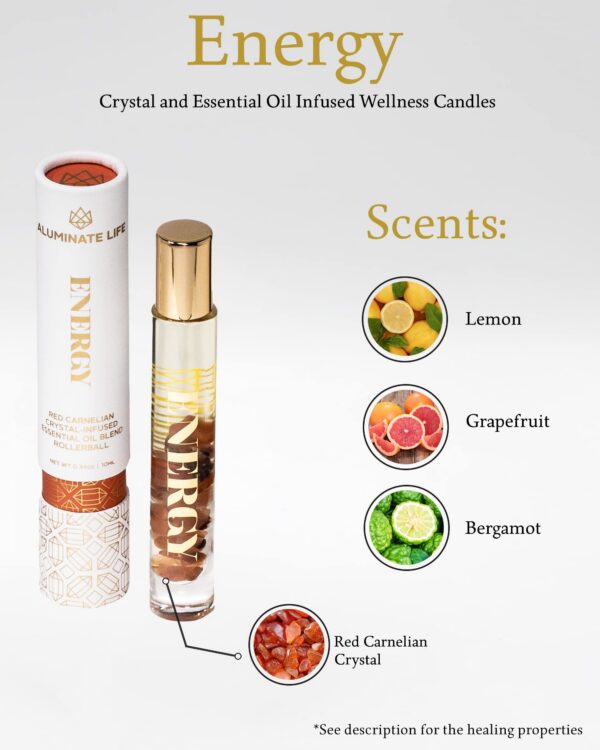 Version 1.0.0 Rodillo aromaterapia limón pomelo bergamota Aluminate Life